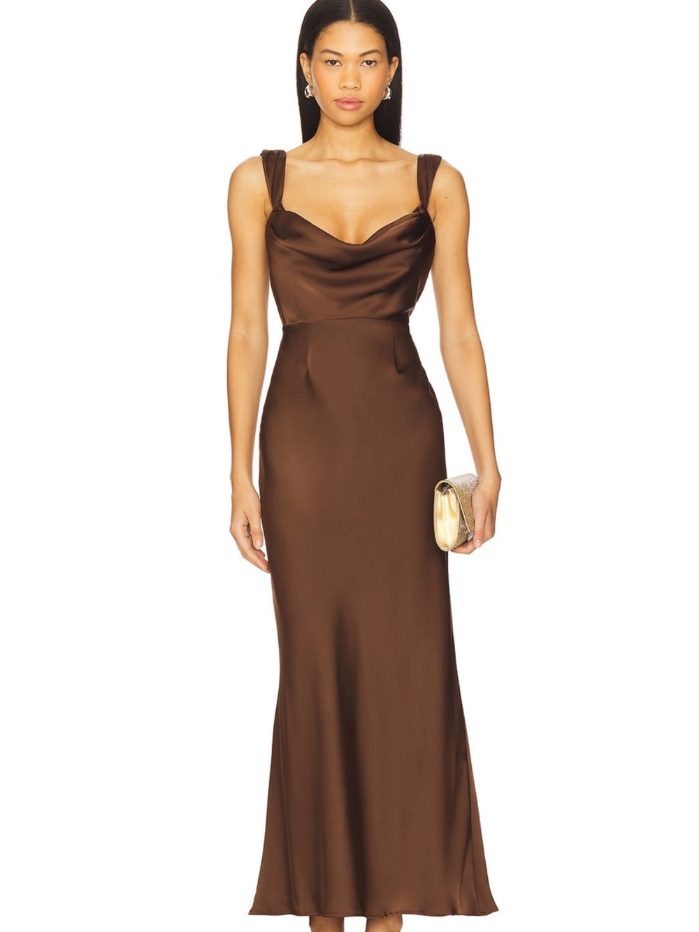 Margot Maxi Dress in Chocolate